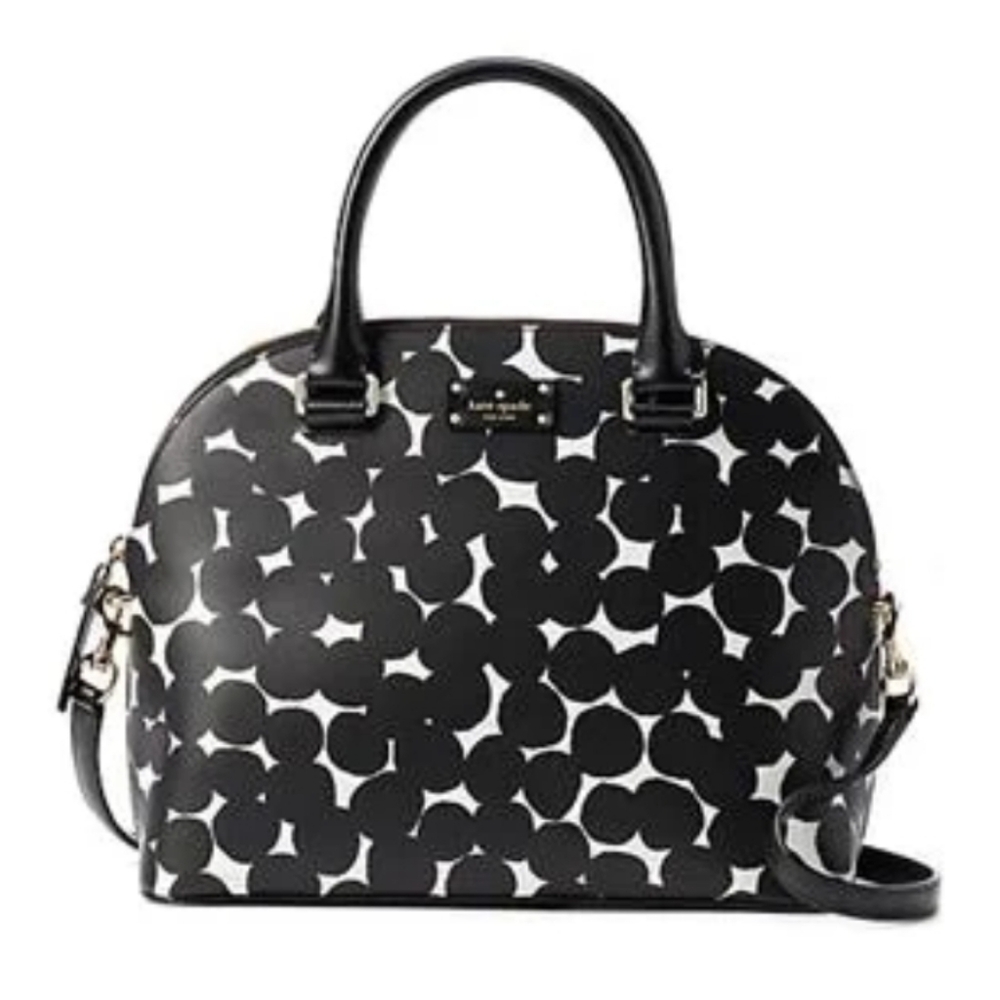 ⭐️Kate Spade New York Grove Street Printed Dot Carli Satchel - Picture 2 of 12